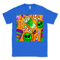 True Royal halloween snacks seamless pattern Classic Tee - BundleAndBundleShop