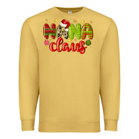 Antique Gold nana claus Premium Sweatshirt - MaliasSmallBusiness