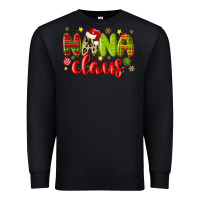 Black nana claus Premium Sweatshirt - MaliasSmallBusiness