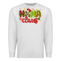 Oatmeal Heather nana claus Premium Sweatshirt - MaliasSmallBusiness