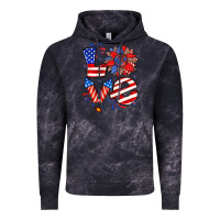 Cloud Black 4th of july love Vintage Hoodie - Zillion Design Studio