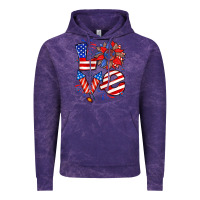 Cloud Purple 4th of july love Vintage Hoodie - Zillion Design Studio
