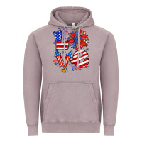 Vintage Zinc 4th of july love Vintage Hoodie - Zillion Design Studio