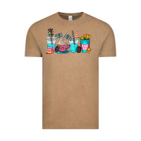 Vintage Coffee race day coffe cup Vintage Tee - AdoDesignShop