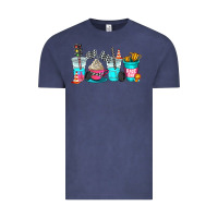 Vintage Denim race day coffe cup Vintage Tee - AdoDesignShop