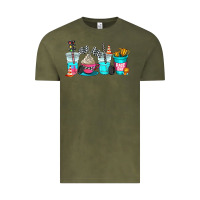 Vintage Olive race day coffe cup Vintage Tee - AdoDesignShop