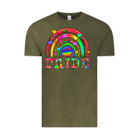 Vintage Olive lgbtq pride and rainbow Vintage Tee - HRA Design Shop