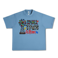 Pebble Blue small town autism Urban Heavy Tee - CowhideDigitalArt