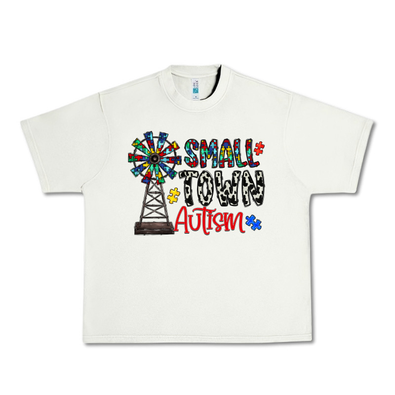 Small Town Autism Urban Heavy Tee by CowhideDigitalArt | Teevron
