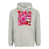 Valentines Day Cassette Heavyweight Hoodie | Teevron