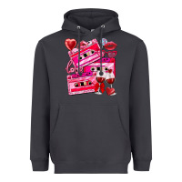 Smoke valentines day cassette Heavyweight Hoodie - NancyCooperArtShop