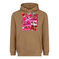 Toasted Coconut valentines day cassette Heavyweight Hoodie - NancyCooperArtShop