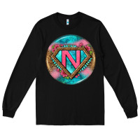 Black nurse round earrings 4 Long Sleeve Tee - BundleAndBundleShop