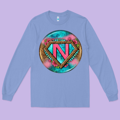 Nurse Round Earrings 4 Long Sleeve Tee Designed By Bundleandbundleshop