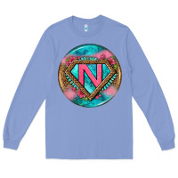 Colony Blue nurse round earrings 4 Long Sleeve Tee - BundleAndBundleShop