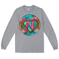 Heather Grey nurse round earrings 4 Long Sleeve Tee - BundleAndBundleShop
