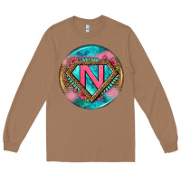 Toasted Coconut nurse round earrings 4 Long Sleeve Tee - BundleAndBundleShop