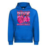Cobalt In October We Wear Pink and Watch Basketball Urban Hoodie - texasbilliewilder