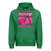 Emerald In October We Wear Pink and Watch Basketball Urban Hoodie - texasbilliewilder