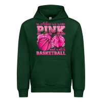 Forest Green In October We Wear Pink and Watch Basketball Urban Hoodie - texasbilliewilder