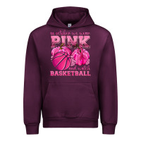 Mauve Wine In October We Wear Pink and Watch Basketball Urban Hoodie - texasbilliewilder
