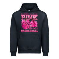 Navy In October We Wear Pink and Watch Basketball Urban Hoodie - texasbilliewilder