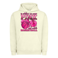 Pigment Pistachio In October We Wear Pink and Watch Basketball Urban Hoodie - texasbilliewilder