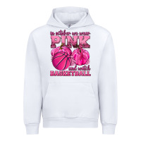 White In October We Wear Pink and Watch Basketball Urban Hoodie - texasbilliewilder