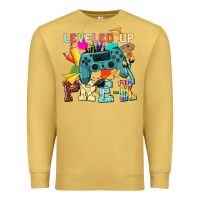 Antique Gold leveled up pre k Premium Sweatshirt - NancyCooperArtShop
