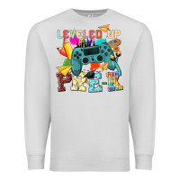 Dove Grey leveled up pre k Premium Sweatshirt - NancyCooperArtShop