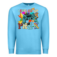 Ocean Blue leveled up pre k Premium Sweatshirt - NancyCooperArtShop