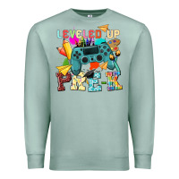 Seafoam leveled up pre k Premium Sweatshirt - NancyCooperArtShop