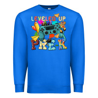 True Royal leveled up pre k Premium Sweatshirt - NancyCooperArtShop