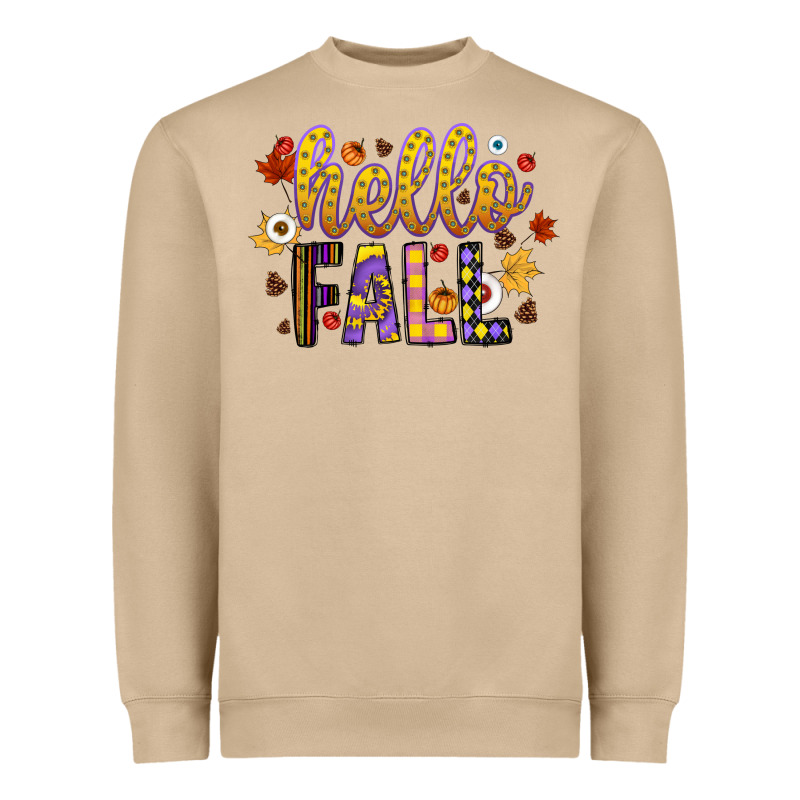Hello Fall Heavyweight Sweatshirt by CowhideDigitalArt | Teevron