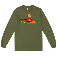 Army Green sombrero Long Sleeve Tee - AdoDesignShop