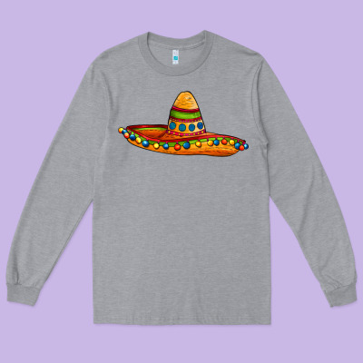 Sombrero Long Sleeve Tee Designed By Adodesignshop