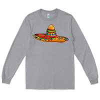 Heather Grey sombrero Long Sleeve Tee - AdoDesignShop