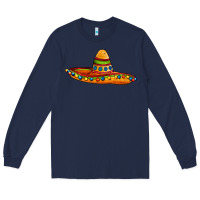 Navy sombrero Long Sleeve Tee - AdoDesignShop