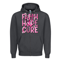 Smoke faith hope cure cancer Zipper Hoodie - NancyCooperArtShop