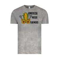 Cloud Rock america needs farmers Vintage Tee - CowhideDigitalArt