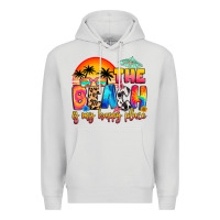 The Beach Is My Happy Place Premium Hoodie | Teevron