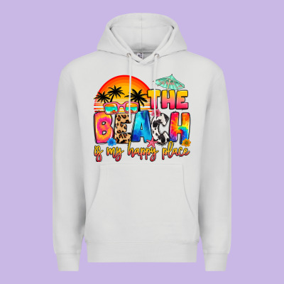 The Beach Is My Happy Place Premium Hoodie Designed By Artiststas