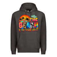 Smoke the beach is my happy place Premium Hoodie - Artiststas