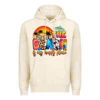 Tofu the beach is my happy place Premium Hoodie - Artiststas