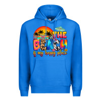 True Royal the beach is my happy place Premium Hoodie - Artiststas