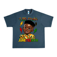 Midnight Navy little mister juneteenth Urban Heavy Tee - HRA Design Shop