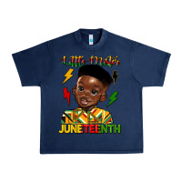 Navy little mister juneteenth Urban Heavy Tee - HRA Design Shop