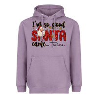 Lavender i m so good santa came twice Heavyweight Hoodie - MaliasSmallBusiness