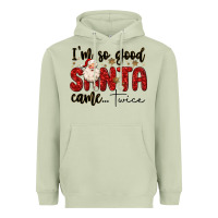 Matcha i m so good santa came twice Heavyweight Hoodie - MaliasSmallBusiness