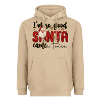 Mushroom i m so good santa came twice Heavyweight Hoodie - MaliasSmallBusiness